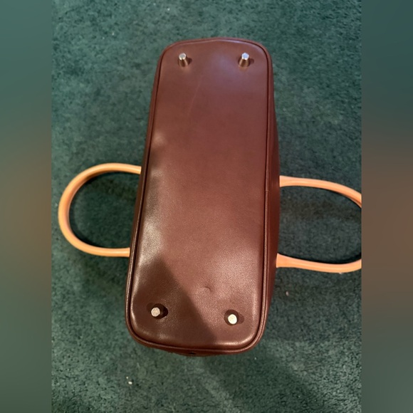 Coach Lavender and Brown Leather Bag - Picture 3 of 13